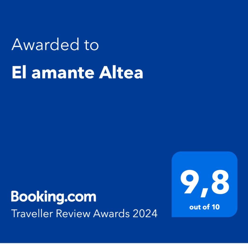 Precioso Apartamento Boutique El Amante (Adults Only) Altea Exteriör bild